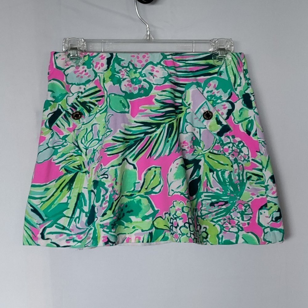 Lilly Pulitzer Skort Skirt Short Size  Xtra Small Floral